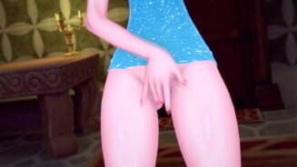 Elsa Frozen Naked