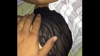 Mujer y hombre en ropa interir