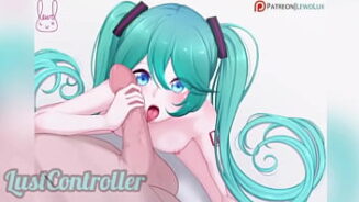 Miku desnuda anime