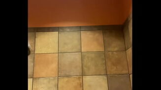 Public bathroom masturbation