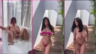 Video de contenido explícito de Karely Ruiz junto a una mujer lesbiana