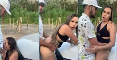 Stheffany Brito teniendo sexo en público en un auto