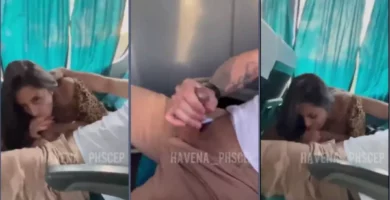 Havena Cep hizo una mamada en el autobús sin que nadie se diera cuenta