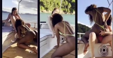 Paty Doce, lesbiana, practicó sexo oral en A Colorada a bordo del barco