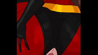 Elastigirl comic henti