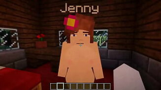 Porno de  Minecraft Jenny